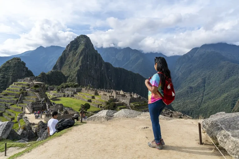 On the Inca Trail, hike from the trailhead to our first campsite
